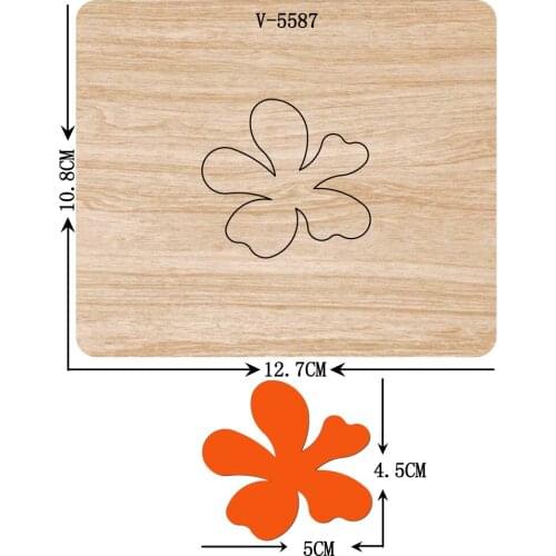 New flowers wooden dies cutting dies for scrapbooking Multiple sizes V-5587