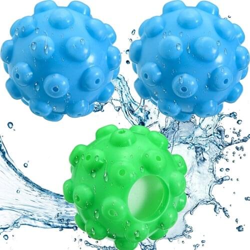New 3Pcs/Lot Reusable Steamer Dryer Balls Wash Dryer Balls Wrinkle Remover Dryer Ball Steamy Magic Laundry Dryer Balls Set
