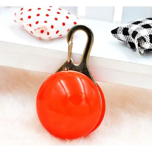 New Dog Pendant Lamp Red Clip-On LED Collar Lamp Water Resistant Hanging Safety Light With One Clip For Night Walking Dogs Pets