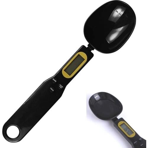 Amvolta 500g/0.1g Portable Digital Spoon Scale Measuring Kitchen Gram Electronic Spoon Weight Volumn Food Scale