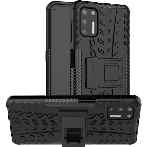 Rugged Armor Shockproof Case For Motorola Moto G9 Plus G9 Play E7 Plus G8 Power Lite PC TPU Stand Back Cover Coque Fundas