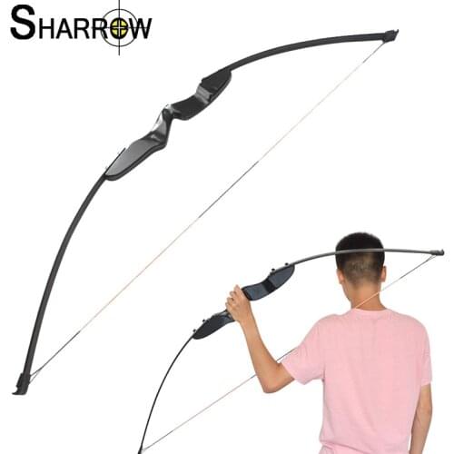 1pc 40lbs Archery Recurve Bow High-Strength Fiber Limbs Straight Draw Bow Portable Outdoor Shooting Hunting Accessories