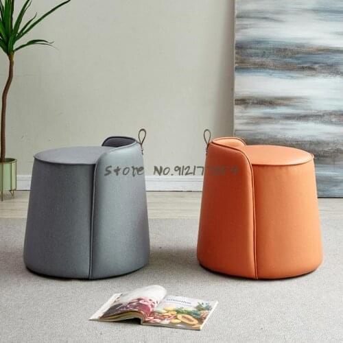 Nordic Shoe Changing Stool Home Entrance Living Room Light Luxury Sofa Stool Sitting Pier Creative Net Red Dressing Table Stool