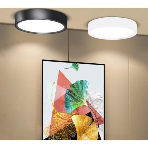 220V Led Spot Light Ceiling 10W 15W 25W Surface Mounted Ceiling Lamp Ultra Thin Ceiling Lights for Living Room Ceiling Lighting