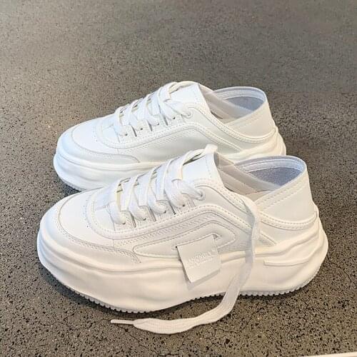 Off 2021 White Sneakers Women Summer New Ladies Vulcanized Shoes Breathable Sports Basket Femme Casual Platform Sneakers Women