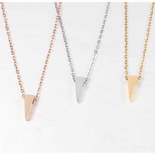 20pcs/Lot Stainless Steel Mirror Polished Heart Mermaid Tail Pendant Necklaces Women Fashion Jewelry 3 Colors Wholesale