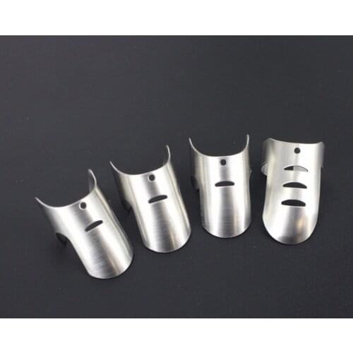 Nosii 4pcs Kitchen Stainless Steel Finger Nail Protector Hand Cut Guard Safe Vegetable Fruit Slice Knife Tool