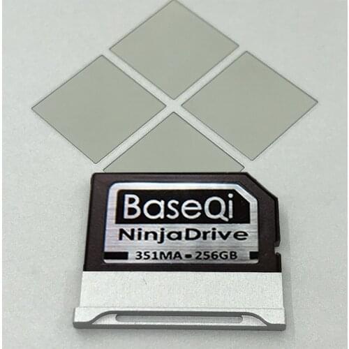 BaseQi NinjaDrive Aluminum 256GB Memory Card For Microsoft Surface Book 13/15-inch
