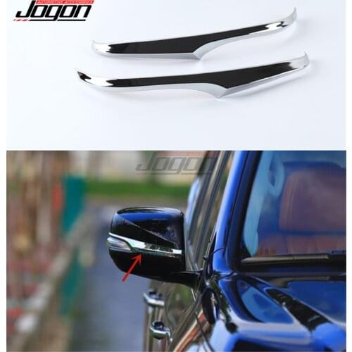Car Accessories For Lexus LX570 LX 570 2012-2019 GX460 10-19 Rearview Mirror Anti-scratch Trim Strip Rear Mirror Bright Strip