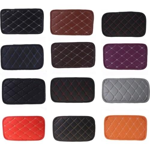 Car Leather Armrest Mat Box Cover Auto Central Arm Rest Covers Protection Pad Motor Car Interior Decoration Cushion 13MF