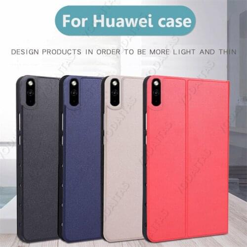 For Huawei Matepad 11 Case 2021 for MatePad 10.4 2020 Pro 10.8 T10S 10.1 T10 9.7 M6 Funda PU Leather Soft TPU Back shell Skins