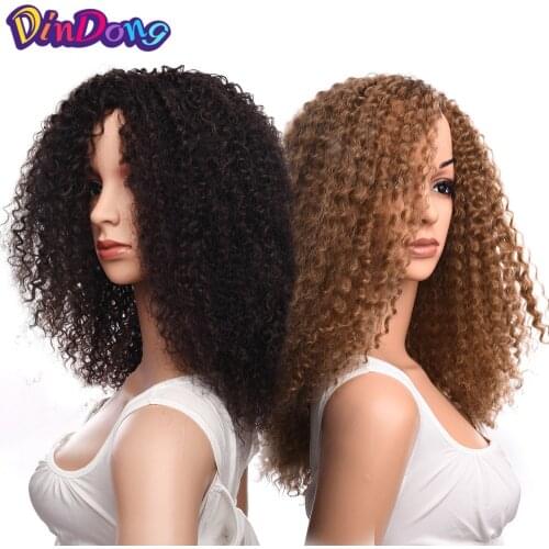 DinDong Black Wigs