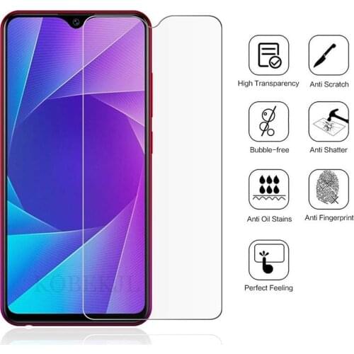 For Vivo Y1s 6.22" Tempered Glass Protective FOR Vivo Y91C Y90 Screen Protector Film phone Cover