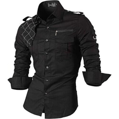 HKTY Men's Long Shirts