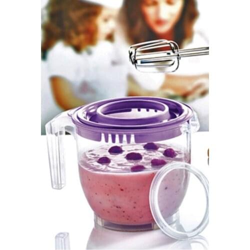 Mixer Container 2200 ml With Lid mixing storage storage large volume of healthy solid