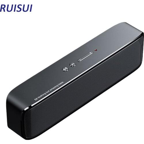 3D Mini Portable Bluetooth Subwoofer Speaker Soundbar 20W Stereo TWS Bluetooth 4.2 Speaker Support TF Card for Computer PC