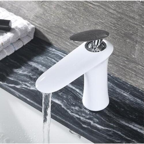 New Arrival total Brass Black Bathroom Mordern hot cold basin faucet Toilet Sink Faucet Waterfall Sink Tap