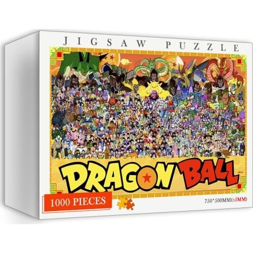 Dragon Customized Ball DIY Jigsaw Puzzles 1000 Pieces Wooden Quality Puzzle Toys Adults Japan Cartoon Anime 1000 Pieces Puzzles