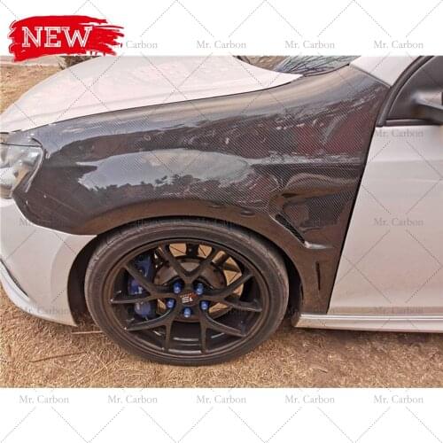 FOR GOLF 6 GTI R20 MK6 AIR INTAKE DUCT CARBON FIBER FRONT FENDER TRIM BODY KIT TUNING PART FOR GOLF6 CARBON FRONT FENDER RACING