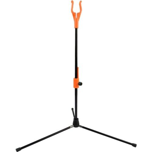 1 pcs Archery Bow Stand Holder Bow Stand for Archery Hunting Outdoor Practice Recurve Bows Holder Orange Color