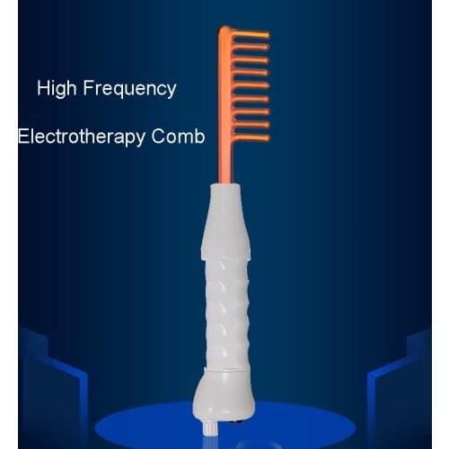 Portable High Frequency Electrotherapy Comb Household Red Photoelectric Therapy Comb Spot Acne Remover Face Skin Care Device