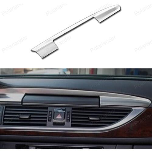 Center control frame for New A/udi A6L garnish trim car accessories navi navigation panel cover