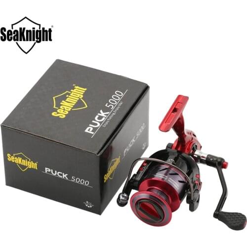 SeaKnight PUCK 2000 3000 4000 5000 Spinning Fishing Reel 10BB 5.2:1 Ultra Light Aluminum Spool Fishing Tackle 9KG Max Drag