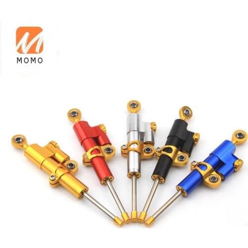 Universal 255mm Motorcycle CNC Damper Steering Stabilize Linear Reversed Safety Control Bracket