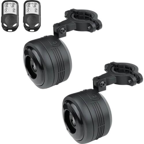 Bicycle Bell Electric Loud Horn with Alarm Super Sound for Scooter MTB Bike USB Rechargable 1300mAh Safety Anti-theft Alarm D0LB