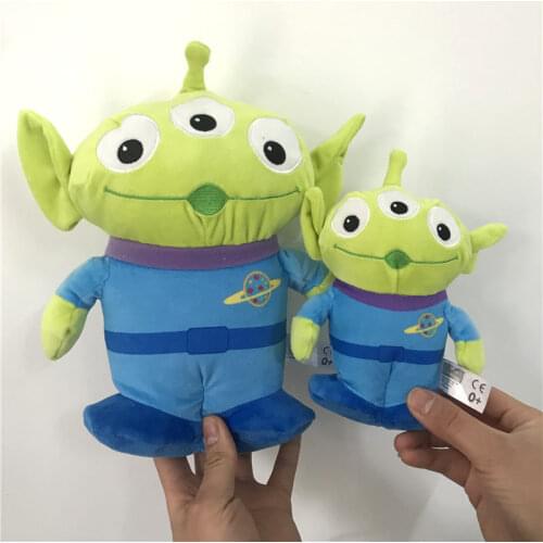 1piece toy story three eyes robot Alien Toy Plush Alien Figure Doll, Woody,Buzz Lightyears Friend Alien stuffed dolls