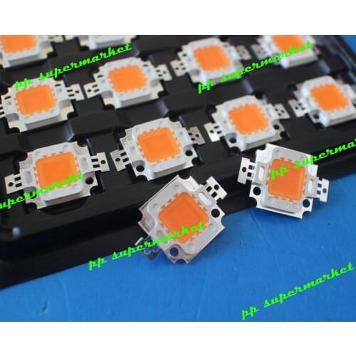 2-500pcs 10W high power full spectrum 380~840nm SMD LED grow Chip EPISLEDS Light Lamp for plant grow