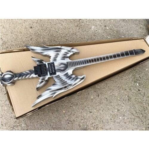 2021 high quality custom version of Angel Blade Wings Sword electric guitar free shipping