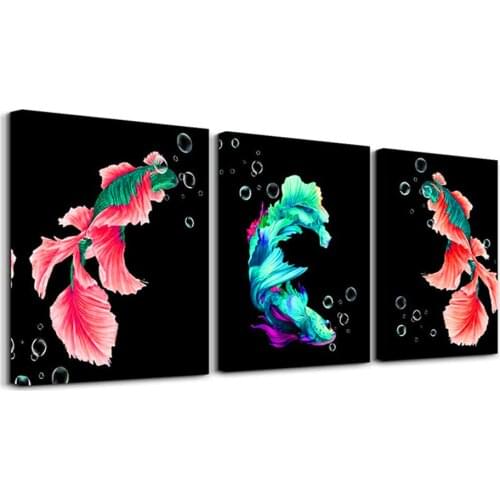 3 Pieces diamond painting Purple Orchid Flowers Nail-Painting Hands Spa Pictures Beauty Salon mosaic diamond embroidery