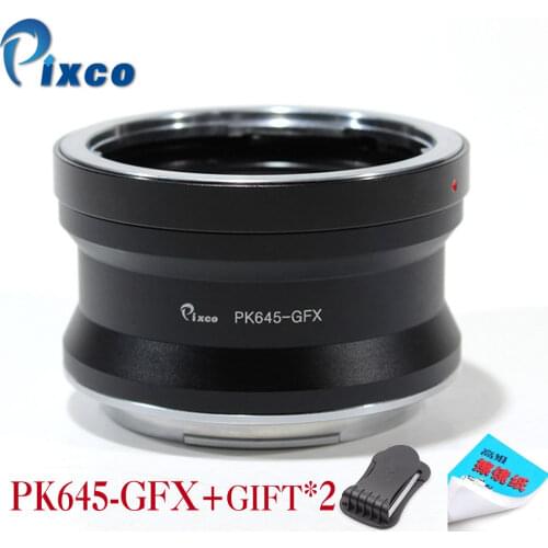 Pixco PK645-GFX Lens Adapter Suit for Pentax 645 Lens to Fujifilm G-Mount GFX Mirrorless Digital Camera such as GFX 50S