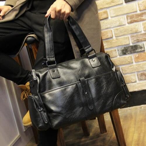 Brand men travel bag high quality duffel bag black tote man handbags business men messenger shoulder crossbody bags