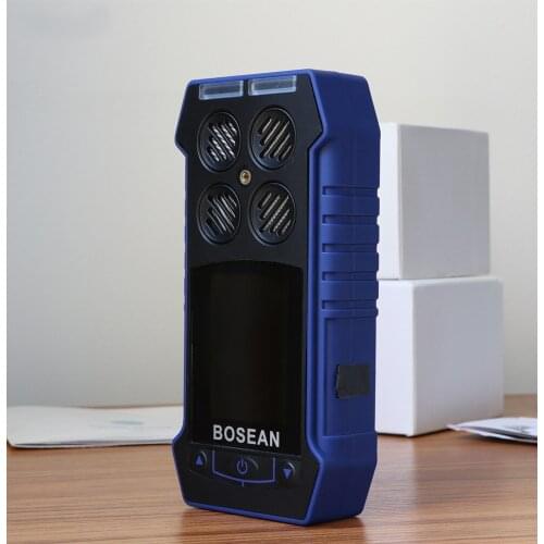 4 in 1 Gas Detector Meter Combustible Oxygen Carbon Monoxide Hydrogen Sulfide Toxic Harmful Gas Concentration Detector DC 3.7V