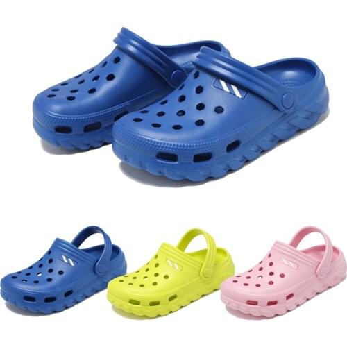 Kids Garden Clogs Sandals Toddler Non-Slip Water Shoes Slip-on Summer Beach Pool Shower Slippers Mules for Children Girls Boys