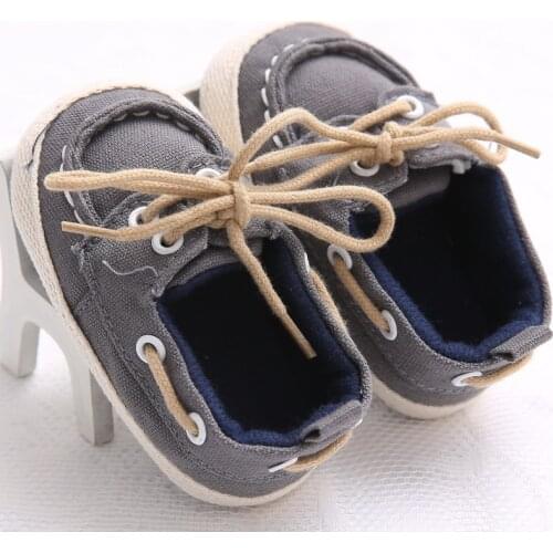 Newborn Baby Boy Girl Blue Red Sneakers Soft Bottom Crib Shoes Size born to 18 Months Hot sale 4 Colors