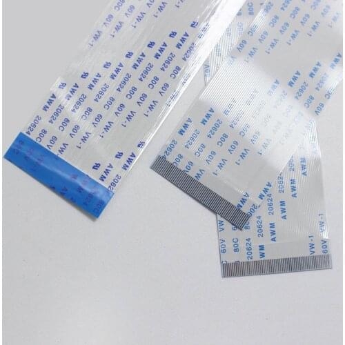 2pcs 60P 20624 FFC FPC Flexible Flat Cable 0.5mm Pitch 60pIn Type A / B Length 50mm 80mm 120mm 100mm 150mm 200mm 250mm 300mm