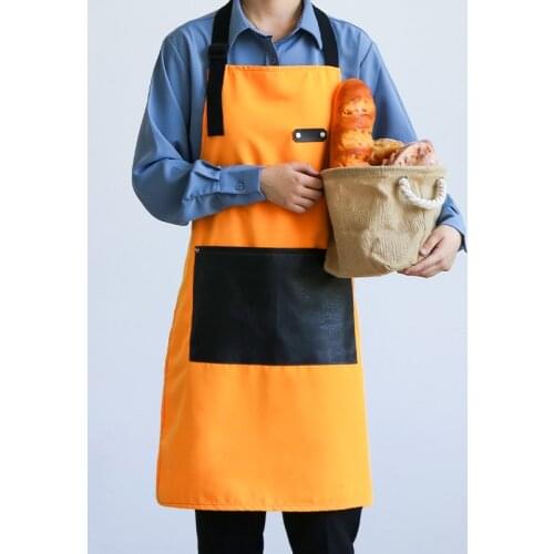 Nordic canvas apron fashion simple waterproof printing custom logo kitchen restaurant studio waiter men and women