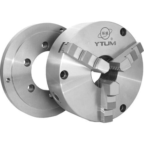 K11-250/A26/A28 Three-jaw self-centering chuck, with short cone flange, for CNC lathe