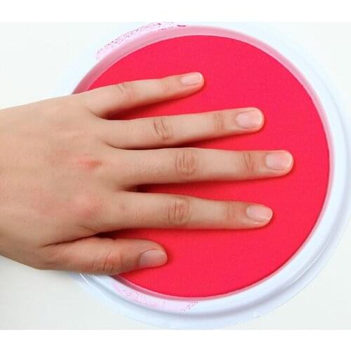 Non-Toxic handprint footprint Souvenir Baby Care Imprint hand casting kit Newborn inkless ink pad Infant baby toys Gifts