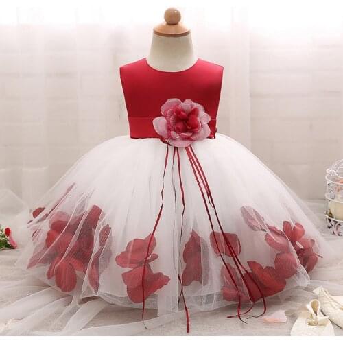 2021 New Fashion Flower Girl Dresses Wedding Bridal wear Gown Tutu Communion Dress Custom Formal Clothing For birthday party