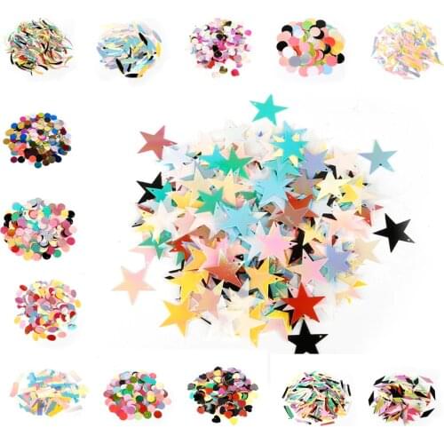 New Arrival 120-440pcs Multiple Color Sequins Diameter 12-25mm for DIY Trim Stitching Wedding decoration Sress Accessories