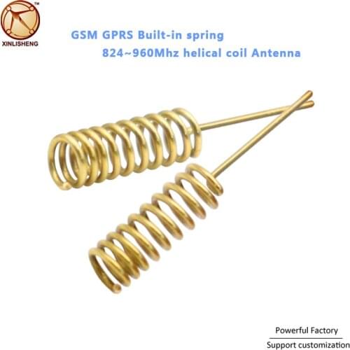 Wholesale price Brass GSM/GPRS 824~960MHZ 3.5dBi Built-in spring Antenna helical coil Antenna