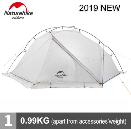 Naturehike ultralight outdoor bivouac tent easy setup 1 person camping gear 150D silicone coated nylon tents with groundsheet