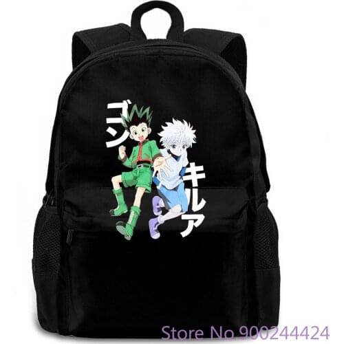 Personalized for Hunter X Hunter Duo Novelty women men backpack laptop travel school adult student