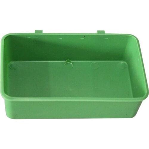 Plastic Bird Bath Tub Versatile Parrot Shower Bathtub Bird Food Bowl For Cage Bird Bath Feeders Small Bird Parrot Cage Bird Toys