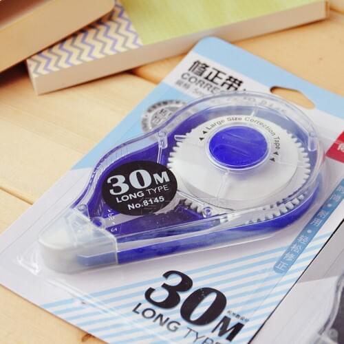 Plastic Correction Tape 30m length Normal Office & School Supplies 5mm*30m Tape Roller Material Cute Correction Stationery