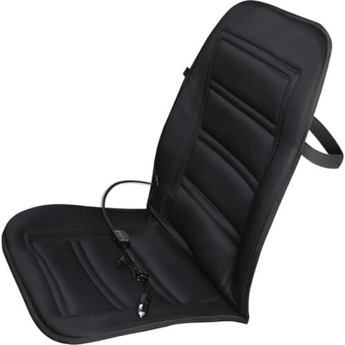 Heated Car Seat Cushion - Auto Seat Cover Warmer Auto Headed With Lumbar Support -Ice Cold Winter Weather Protector Heater Tempe